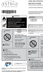 Astria Fireplaces Polaris42ZEP Panduan Petunjuk Perawatan dan Pengoperasian