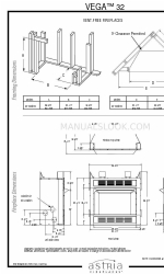 Astria Fireplaces VEGA 32 Manual