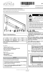 Astria Fireplaces SIRIUS54TEP 組み立てと設置の説明