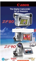 Canon ZR80 Брошюра