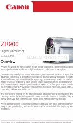 Canon ZR900 パンフレット