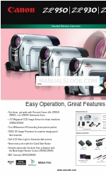 Canon ZR930 Specificaties