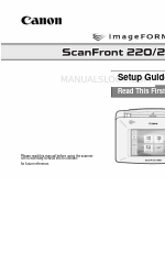 Canon 220P - imageFORMULA ScanFront Manual del usuario