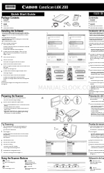 Canon 2924B002 - CanoScan LiDE 200 Quick Start Manual