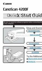 Canon 4200F - CanoScan Flatbed Scanner Manuale di avvio rapido