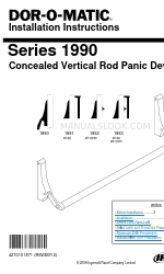 Dor-O-Matic 1993 Installation Instructions Manual