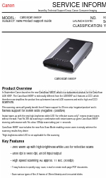 Canon 5600F - CanoScan - Flatbed Scanner Service Information