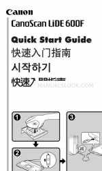 Canon 600F - CanoScan LiDE Quick Start Manual