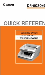 Canon 9080C - DR - Document Scanner Quick Reference