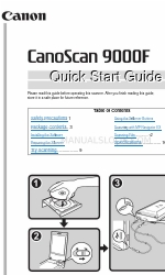 Canon CanoScan 9000F Schnellstart-Handbuch