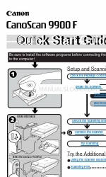 Canon CanoScan 9900F Quick Start Manual