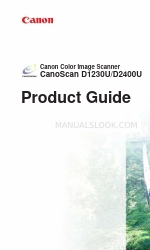 Canon CanoScan D1230U Manual del producto