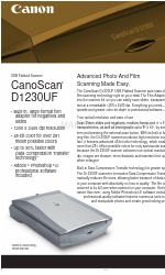 Canon CanoScan D1230UF Specification