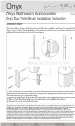 Akw Onyx Duo AKW23687 Installation Instruction