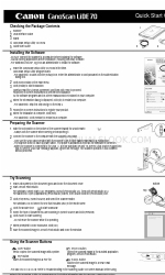 Canon CanoScan LiDE 70 Skrócona instrukcja obsługi