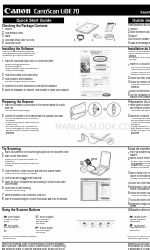 Canon CanoScan LiDE 70 Skrócona instrukcja obsługi