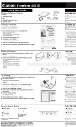 Canon CanoScan LiDE 70 Skrócona instrukcja obsługi