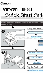 Canon CanoScan LiDE 80 Skrócona instrukcja obsługi