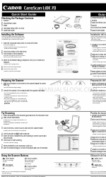 Canon CanoScan LiDE70 Skrócona instrukcja obsługi