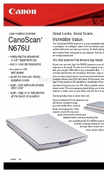 Canon CanoScan N676U Spesifikasi