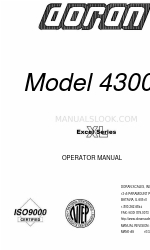 Doran 4300 Operator's Manual