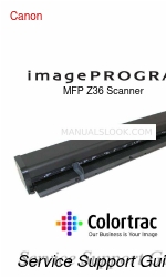 Canon Colortrac imagePROGRAF MFP Z36 Руководство по технической поддержке