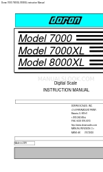 Doran 7000XL Manuale di istruzioni