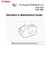 Canon CR-50 Handbuch für Betrieb und Wartung