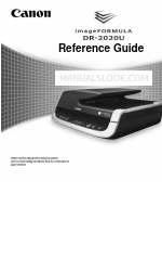 Canon DR-2020U - imageFORMULA - Document Scanner Referenzhandbuch