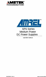 Ametek AMREL SPS Series 운영 매뉴얼