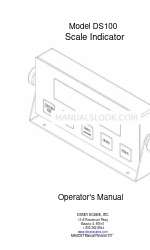 Doran Scales DS100 Посібник оператора