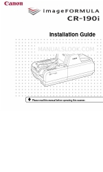 Canon imageFORMULA CR-190i 설치 매뉴얼