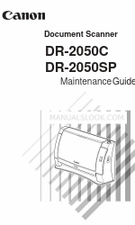 Canon imageFORMULA DR-2050C Manuale di manutenzione