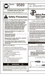 Astro Pneumatic Tool 9589 クイック・スタート・マニュアル