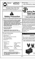 Astro Pneumatic Tool 4550 Handmatig