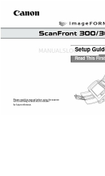 Canon imageFORMULA ScanFront 300 Manuale di configurazione