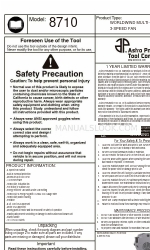 Astro Pneumatic Tool 8710 Manual