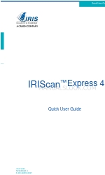 Canon IRIScan Express 4 Schnelles Benutzerhandbuch