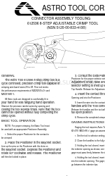 Astro Tool 612596 빠른 시작 매뉴얼