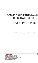 Ametek CP808 Service And Parts Manual