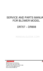 Ametek DR707 Service And Parts Manual