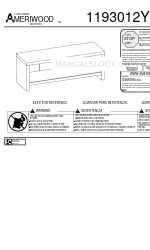 Dorel AMERIWOOD 1193012YCOM Manual de instruções