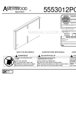 Dorel Ameriwood 5553012PCOM Manual de instruções