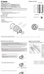 Canon CN-E20-50mm T2.4 L F Operation Manual