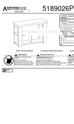 Dorel AMERIWOOD INDUSTRIES 5189026PCOM Handbuch