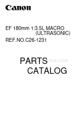 Canon EF 180mm f/3.5L MACRO USM Parts Catalog