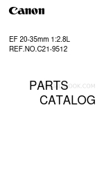 Canon EF 20-35mm 1:2.8L Parts Catalog