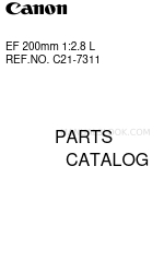 Canon EF 200mm 1:2.8 L Parts Catalog