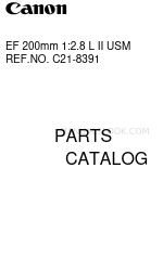 Canon EF 200mm 1:2.8 L Parts Catalog