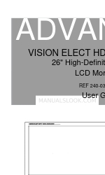 Advan VISION ELECT HDTV Benutzerhandbuch